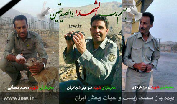 محیط بانان کشته شده